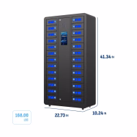 HonestWaves SecureCharge 26 in Black - Dimensions and weight SecureCharge 26 Charging Locker