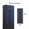HonestWaves SecureCharge 26 in Black - Optional floor stand available Optional floor stand available for the SecureCharge 26