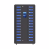 HonestWaves SecureCharge 26 phone charging locker in Black - Front Front view of the SecureCharge 26 phone charging locker in Black