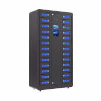 HonestWaves SecureCharge 26 phone charging locker in Black - Looking Right SecureCharge 26 phone charging locker Looking Right