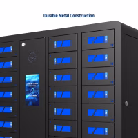 HonestWaves - SecureCharge 32 in Black - Durable metal construction Securecharge 32 Charging Locker