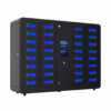 HonestWaves - SecureCharge 32 phone charging locker with fingerprint scanner in Black - Facing Right SecureCharge 32 Bio Charging Locker