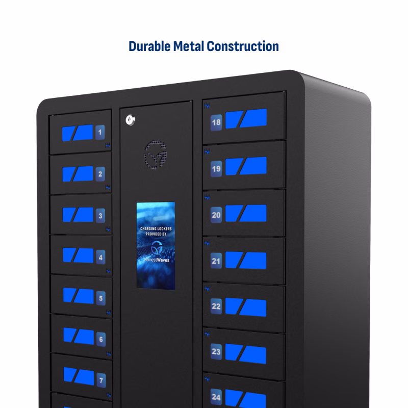 SecureCharge 34 phone charging locker has durable metal construction