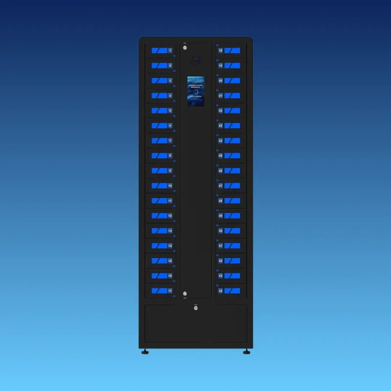 HonestWaves-SecureCharge-34-phone-charging-locker-in-Black-Front HonestWaves-SecureCharge-34-phone-charging-locker-in-Black-Front