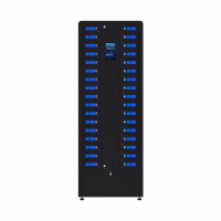 Front view of SecureCharge 34 phone charging locker