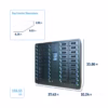 HonestWaves SecureCharge 40 secure phone charging locker in black - Dimensions and weight SecureCharge 40 Smart Locker
