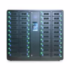 HonestWaves SecureCharge 40 secure phone charging locker in black - Front 40 Bay Device Storage Locker