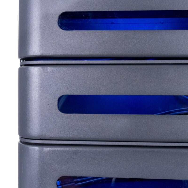 Close Up of Bays Closed with the SecureCharge 8 Pin Pro