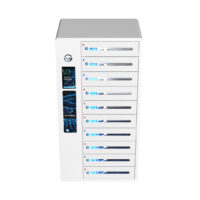 SecureTech 10 - Device Charging Locker in White - Front