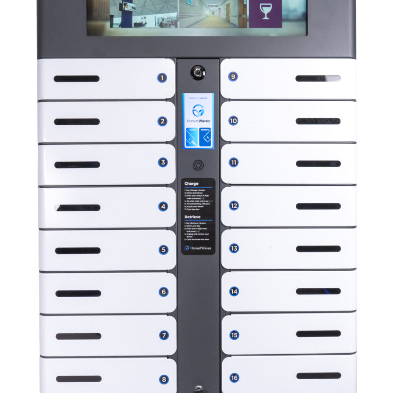 Locker Bays of the SecureTech 16 Closed
