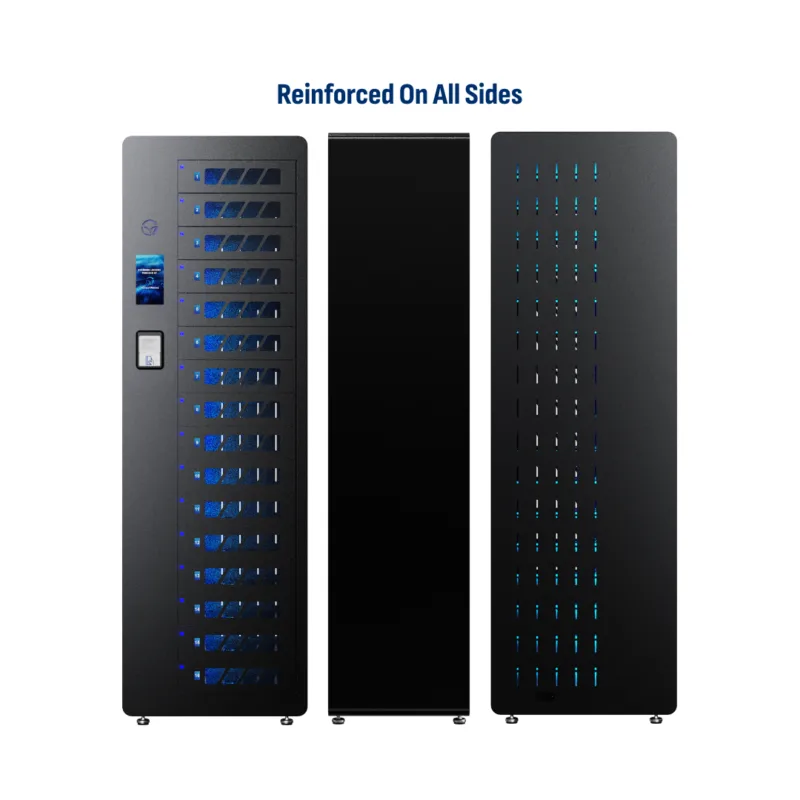 HonestWaves - SecureTech 16 no screen - Device Charging Locker in Black - Reinforced on all sides SecureTech 16 Charging Locker