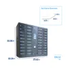 HonestWaves - SecureTech 40 - Device Charging Locker in Black - Dimensions and Weight SecureTech Smart Phone Charging Lockers
