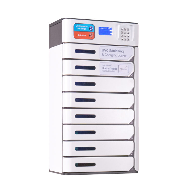 The SecureTech 8 Phone Charging Locker Looking to the Right