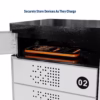 HonestWaves - SecureTech 8 Plus - Device Charging Locker - Closeup Phone in Bay SecureTech 8 Plus