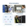 HonestWaves - Smart Device Lockers software hosting options available 24 Bay Smart Locker for Scanners with Trigger Handles