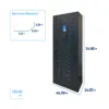 HonestWaves - Smart SecureCharge 32 - Phone Charging Locker in Black - Dimensions and weight 32-Bay SecureCharge Phone Charging Locker