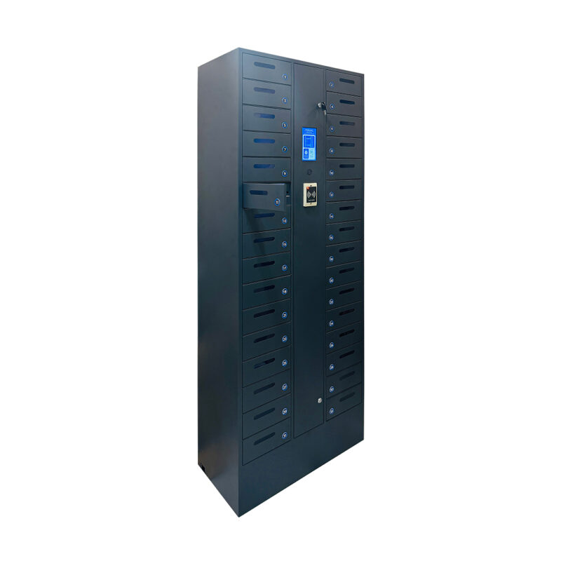 Smart SecureCharge 32 Phone Charging Locker looking to the right