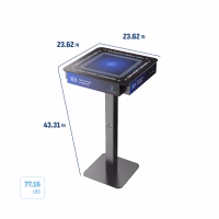 HonestWaves - TableCharge 9 Pro - Phone Charging Table - Dimensions and Weight TableCharge 9 Charging Table