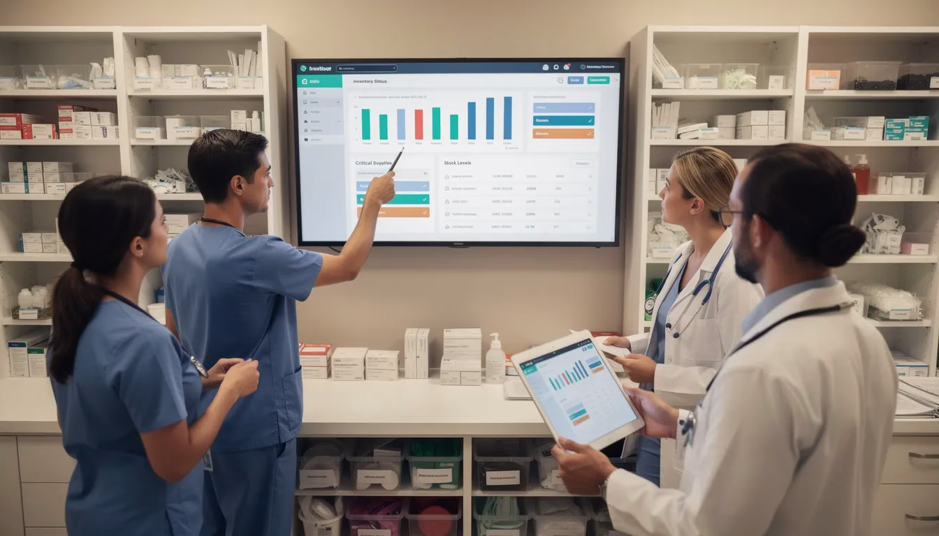 HonestWaves doctors look at graphs in hospital