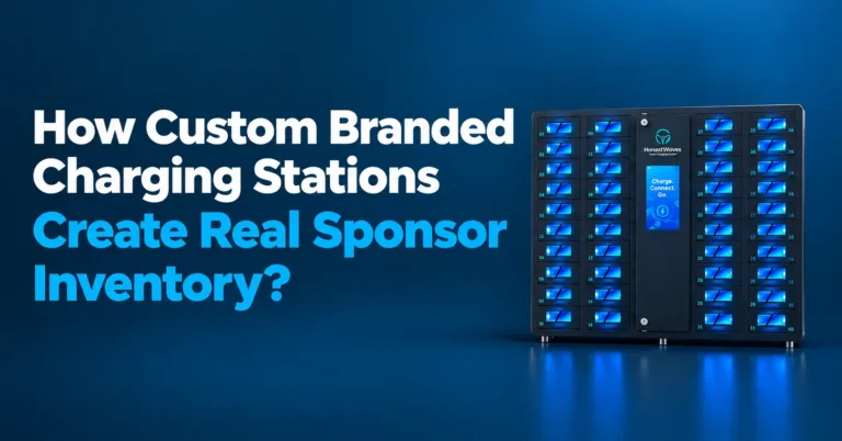 How Custom-Branded Charging Stations Create Real Sponsor Inventory (Not Just Logos on a Box)