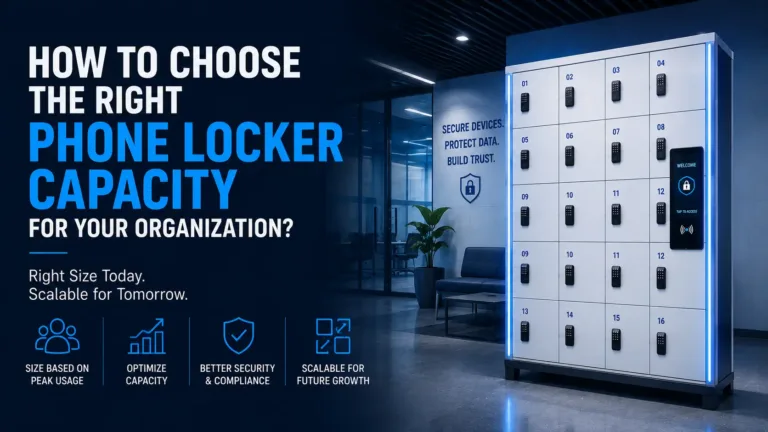 How to Choose the Right Phone Locker Capacity for Your Organization