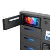 Outdoor Phone Charging Locker charging a phone 4