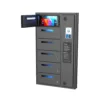 Outdoor Phone Charging Locker charging a phone 5