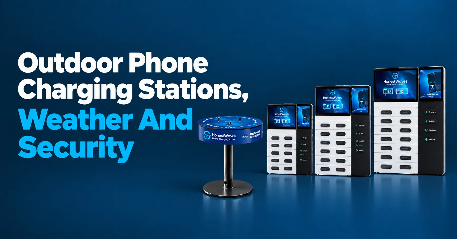 Outdoor Phone Charging Stations, Weather And Security