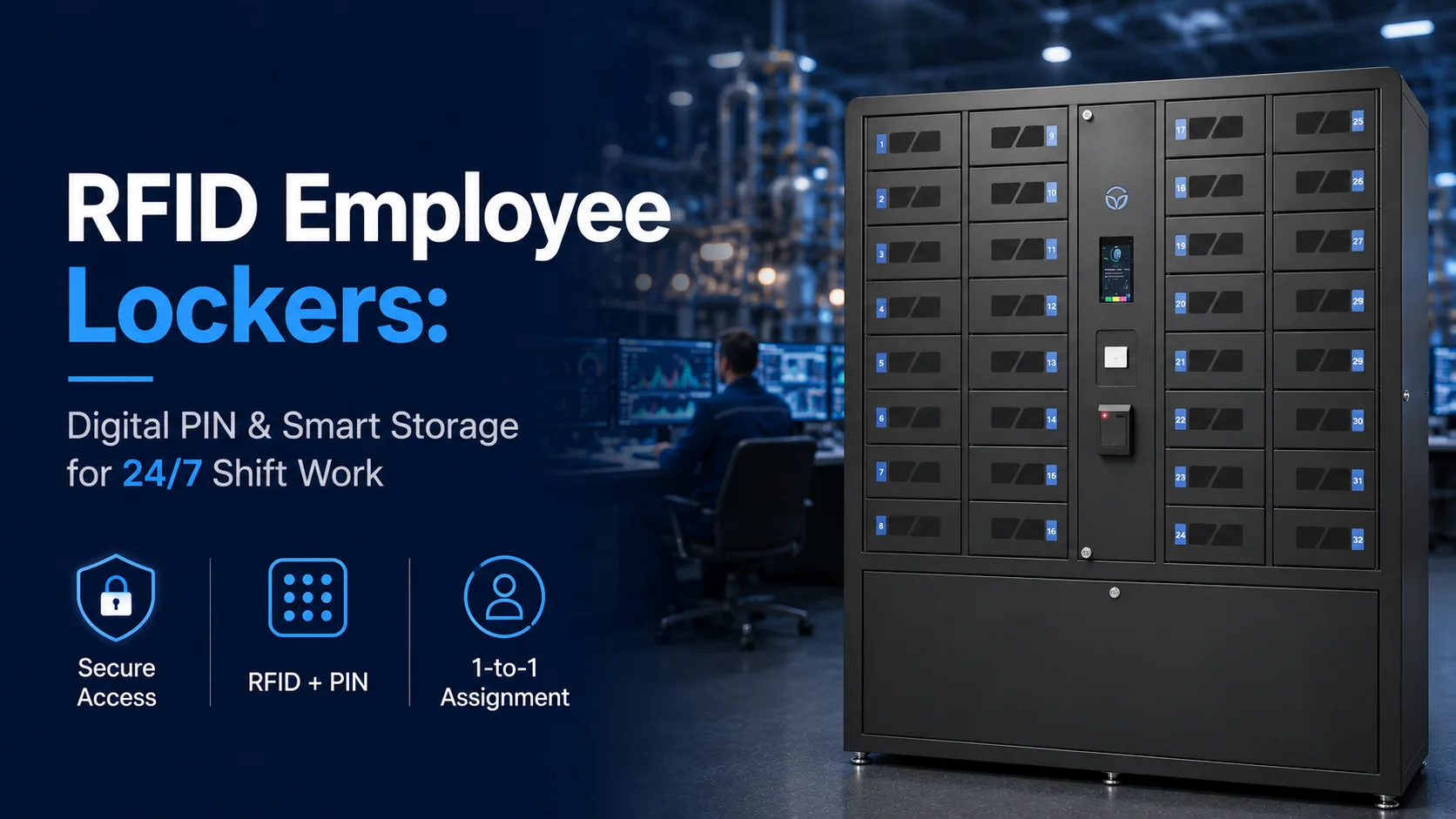RFID Employee Lockers
